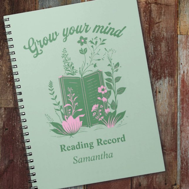 Grow Your Mind Reading Record Notebook (Creator Uploaded)