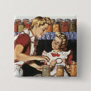 Grow Your Own, Can Your Own 15 Cm Square Badge