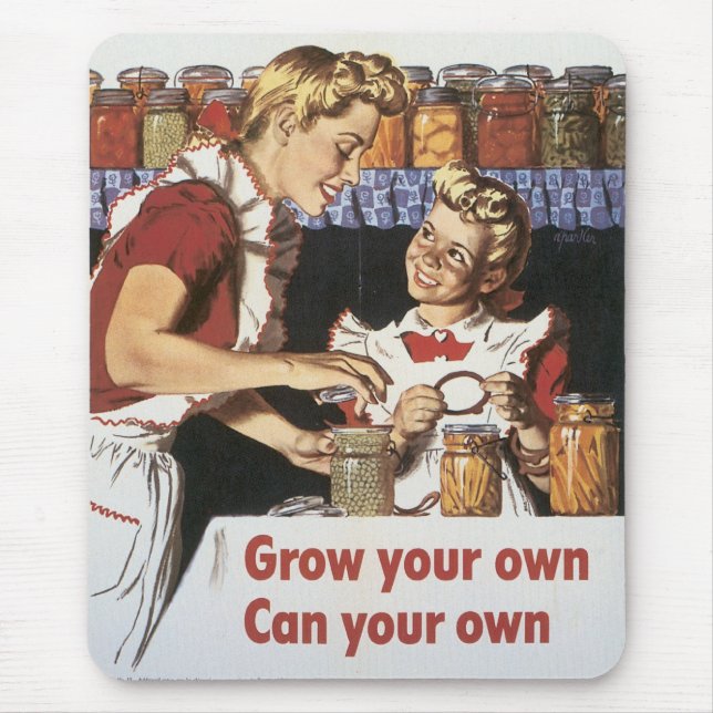 Grow Your Own, Can Your Own Mouse Mat (Front)