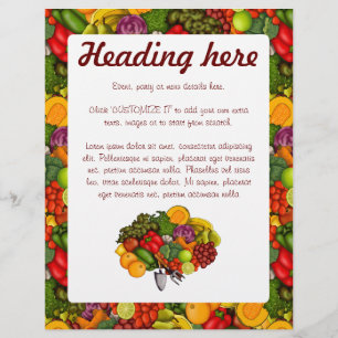 Grow Your Own, customisable Flyer