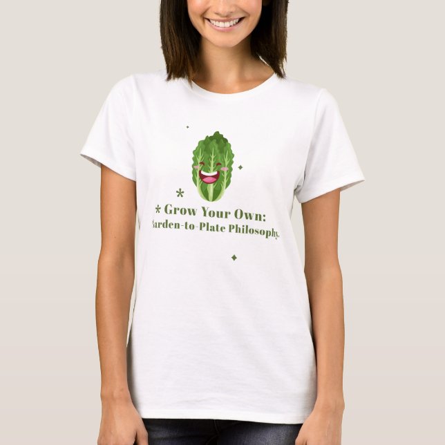 Grow Your Own Food Gardening. T-Shirt (Front)