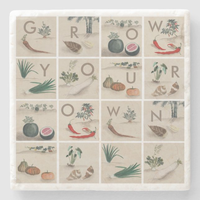 Grow Your Own Stone Coaster (Front)
