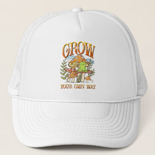 Grow Your Own Way – Meditating Frog & Mushroom Trucker Hat