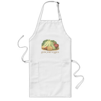 Grow Your Veggies Long Apron