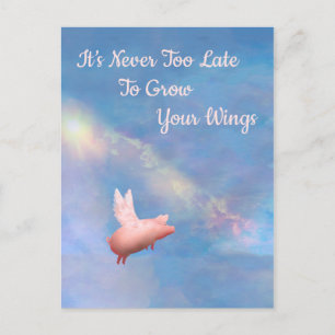 Grow Your Wings Postcard
