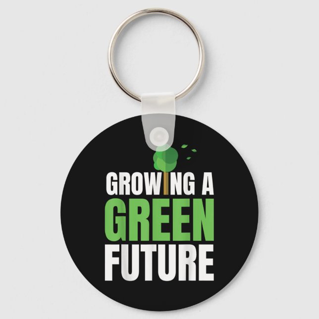Growing A Green Future Environmental Protection Ea Key Ring (Front)