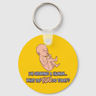 Growing A Human Maternity Key Ring