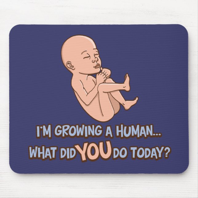 Growing A Human Maternity Mouse Mat (Front)