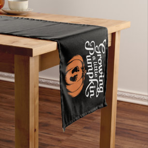 Growing A Little Pumpkin Fall Pregnancy Short Table Runner