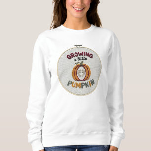 Growing a Little Pumpkin Fall Pregnancy Sweatshirt