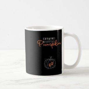 Growing A Little Pumpkin Fall Pregnancy Thanksgivi Coffee Mug