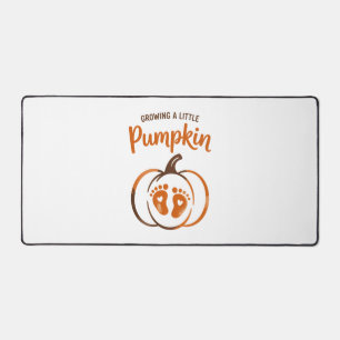 Growing a Little Pumpkin Funny Fall Desk Mat
