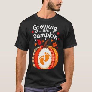 Growing A Little Pumpkin Maternity Pregnancy Thank T-Shirt