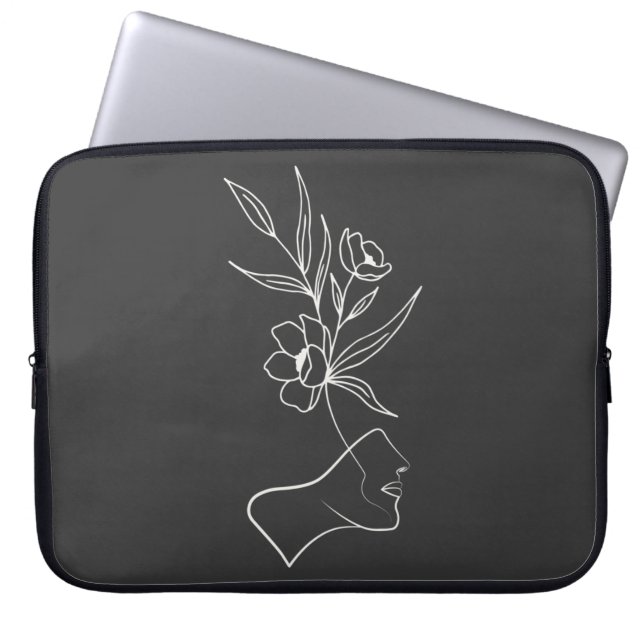 Growing a plant laptop sleeve (Front)