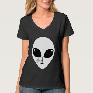 Growing Alien Space Astronaut Spacecraft Spaceman T-Shirt