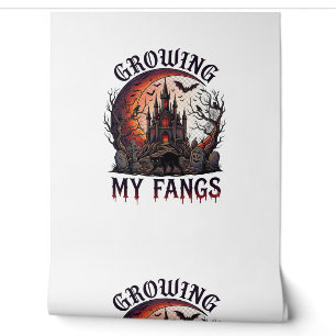 Growing Fangs Halloween Haunted Castle Black Cat M Wallpaper