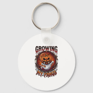 Growing Fangs Vampire Pumpkin Ghost Bats Skulls Key Ring