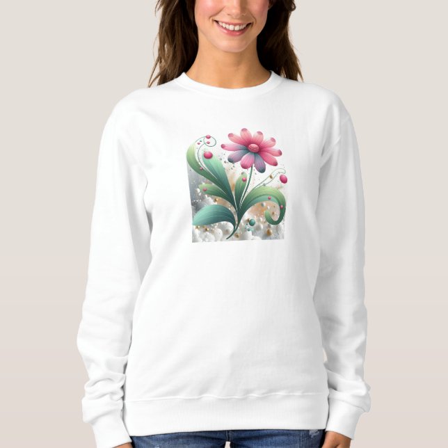 Growing Flower of Whimsy  Sweatshirt (Front)