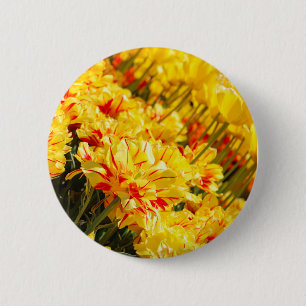 Growing in Gold  6 Cm Round Badge