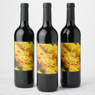 Growing in Gold Wine Label