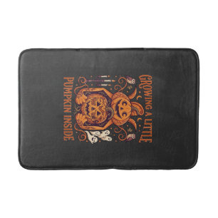 Growing Little Pumpkin Inside Halloween Pumpkins G Bath Mat