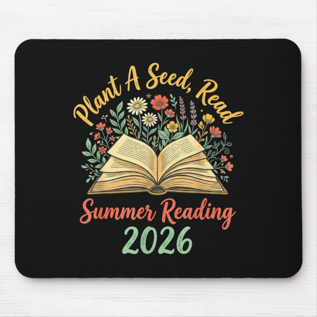Growing Minds Summer Reading 2026 Plant A Seed Mouse Mat (Front)