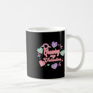 Growing My Valentine Hearts Candy Pregnancy Announ Coffee Mug