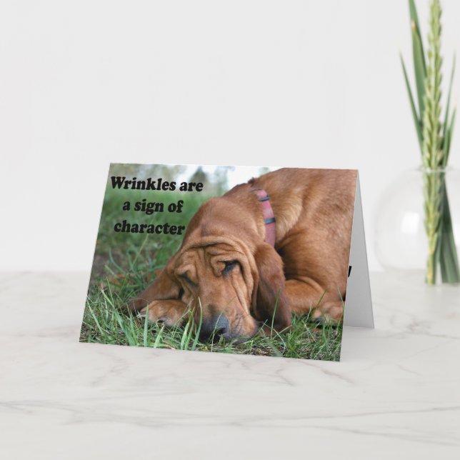 Growing older Birthday card (Front)