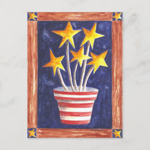 Growing Patriotism Postcard