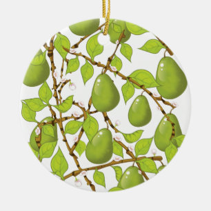 Growing Pears Ceramic Tree Decoration