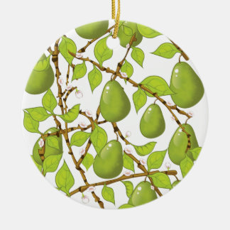 Growing Pears Ceramic Tree Decoration