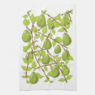 Growing Pears Tea Towel