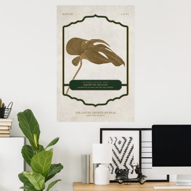 GROWING SHADES - MATURE DESIGN JOURNAL POSTER V2 (Home Office)