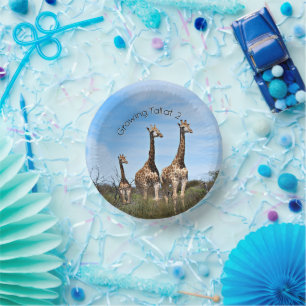 Growing Tall Safari Bowlful Paper Plate
