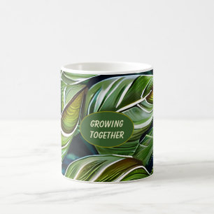 Growing Together Green Leaf Coffee Mug