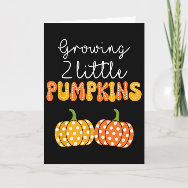 Growing Two Little Pumpkins Announcement By  (Front)