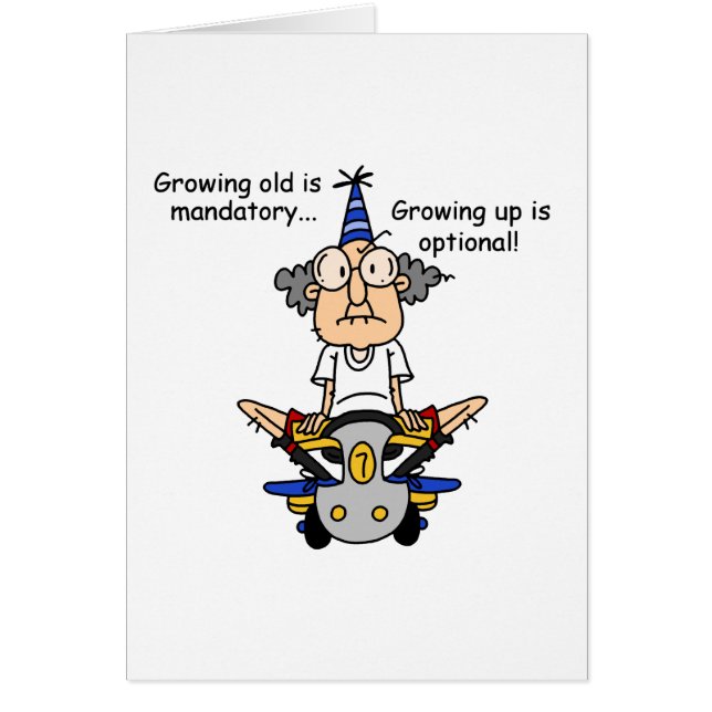 Growing Up is Optional Humour (Front)