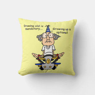 Growing Up is Optional Humour Cushion