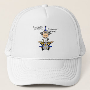 Growing Up is Optional Humour Trucker Hat