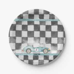 Growing Up Two Fast 2nd Birthday  Paper Plate