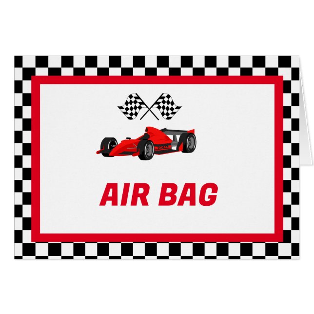 Growing up Two fast Food Label Party place card  (Front Horizontal)