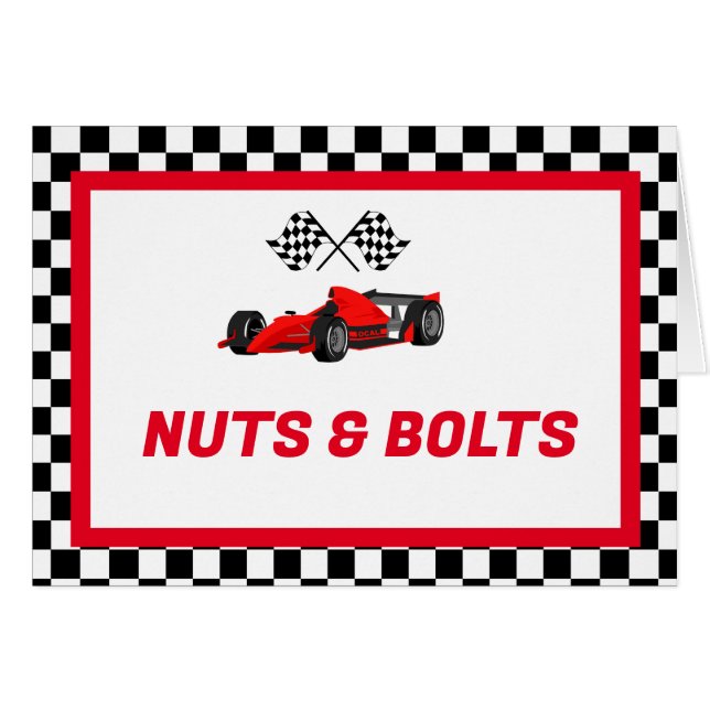 Growing up Two fast Food Label Party place card  (Front Horizontal)