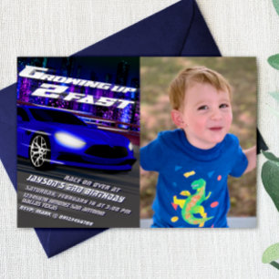 Growing Up Two Fast - Racing Invitation