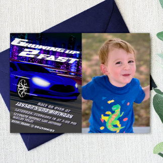 Growing Up Two Fast - Racing Invitation