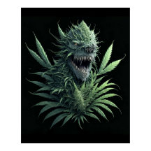 “Growing wild” cool weed plant design for print