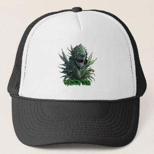 “Growing wild” cool weed plant design for print Trucker Hat