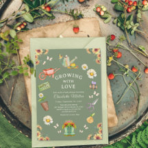 Growing with Love Green Baby Shower