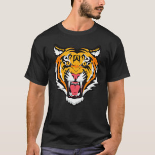 Growling Mouth Open Bengal Tiger 2022 2 T-Shirt