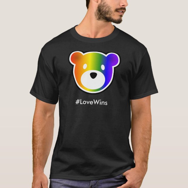 GROWLr #LoveWins Dark T-Shirt (Front)
