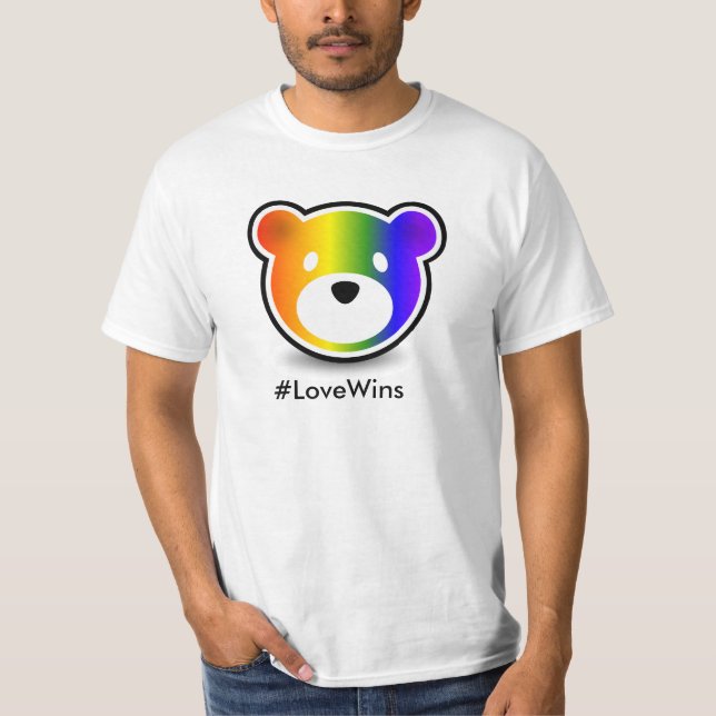 GROWLr #LoveWins Light T-Shirt (Front)